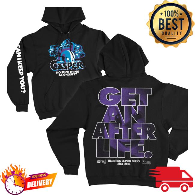 Official Studiohouse Designs Casper No Such Thing As Ghosts Get An After Life Pullover Hoodie