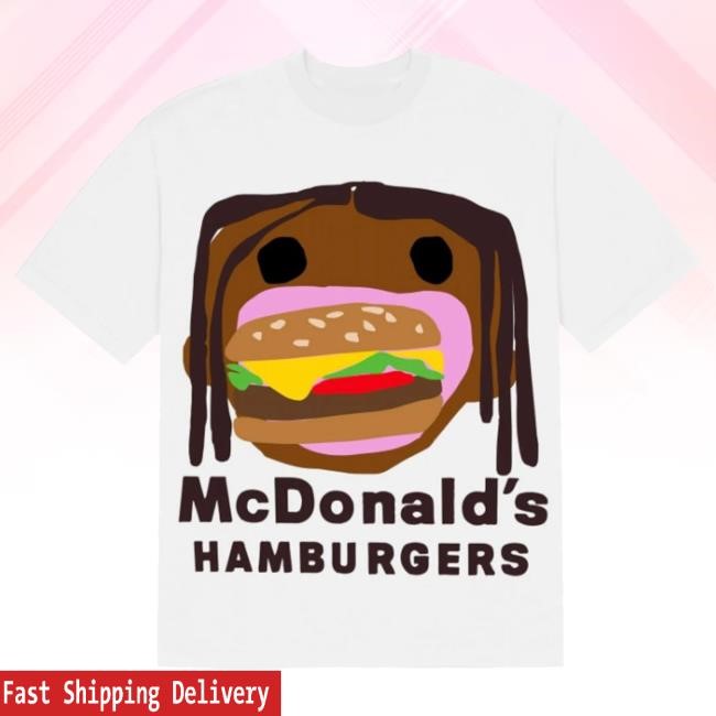 Official Travis Scott Merch Store Utopia Tour Presents Circus Maximus Cpfm 4 Cj Burger Mouth White Popover Shirt Travis Scott Apparel Clothing TravisScott