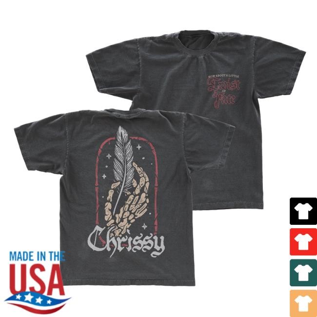 Official Chrissy Costanza Twist of Fate Logo T-Shirt