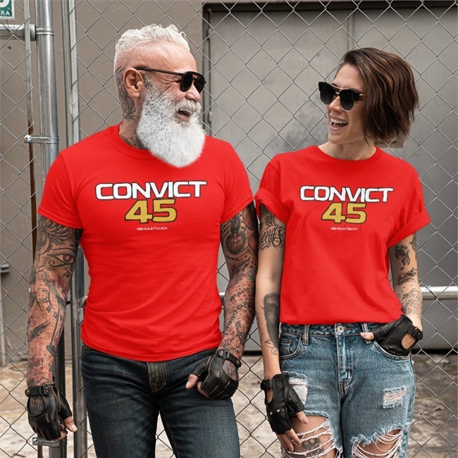 Convict 45 T Shirt Meidastouch Merch Convict 45 T Shirt