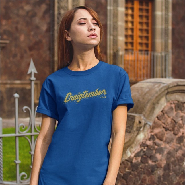Craigtember T Shirt BreakingT Navy