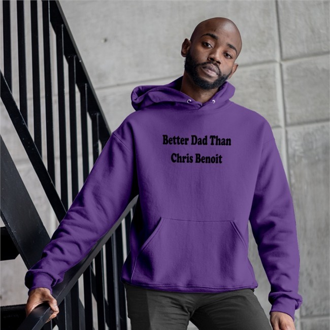 Better Dad Than Chris Benoit Shirt White Just Talk Wrestling WWECastle