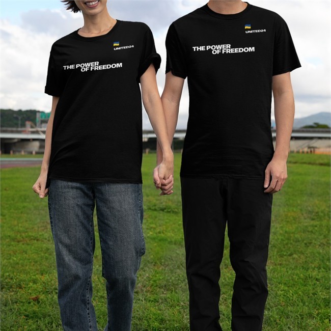 The Power Of Freedom United24 T Shirt Black