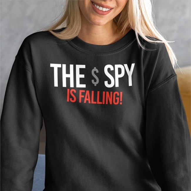 The $ Spy Is Falling T Shirt Black