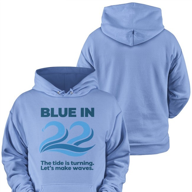 Aaron Black Blue In 22 The Tide Is Turning Let's Make Waves T Shirts