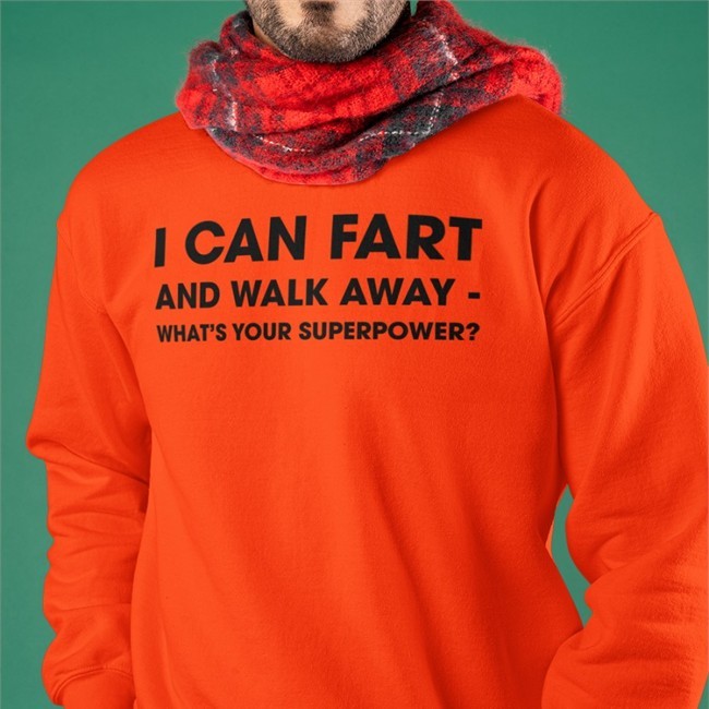 Mil I Can Fart And Walk Away What’S Your Superpower Shirt 2022 Shinlchiro