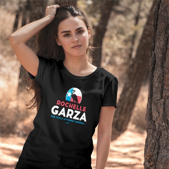 Rochelle Garza For Texas Attorney General Navy Tri-Colored Hoodie