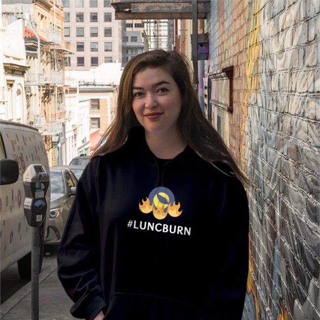 Luncburner Merch Luncburn Crewneck Sweatshirt Cryptoking Nft