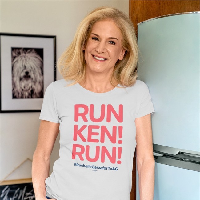 Rochelle Garza For Texas Attorney General Merch Run Ken Run T Shirts