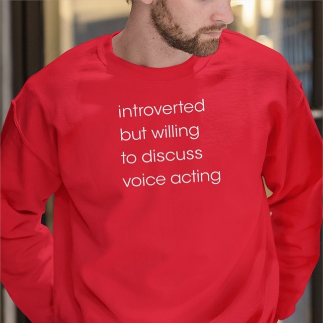 Streamelements Merch Introverted But Willing To Discuss Voice Acting T Shirt June Yoon