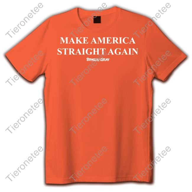 Ccg Bryson Bryson Gray Merch Make America Straight Again Hoodie