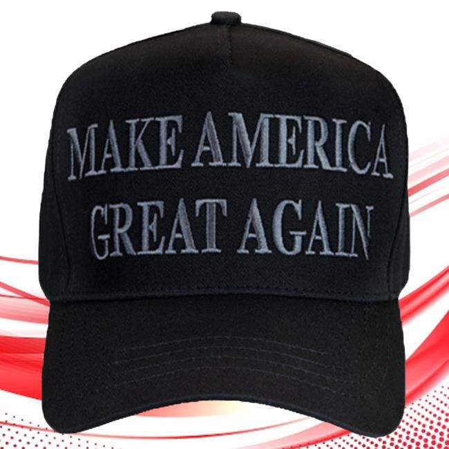 Dark MAGA Hat Donald Trump Authentic Crowd Essential
