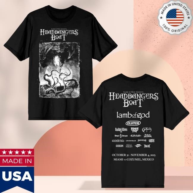 Lamb Of God Official Merch Store Shop HBB 2025 HiCon Lineup Hot Shirt