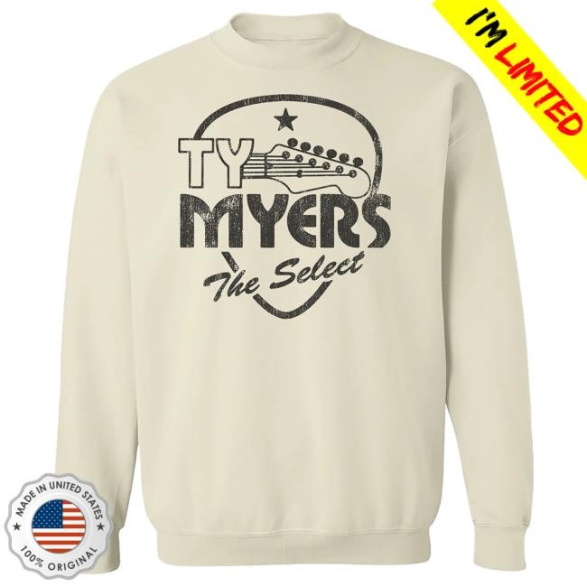 Official Ty Myers Guitar Pick Pullover Sweatshirt