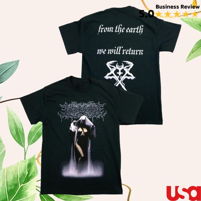 Official Lorna Shore Store Merch Lorna Shore From The Earth Shirt 2023 Black LornaShore