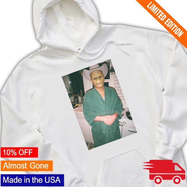 Hello Merch Lizard Man Robe White Shirts