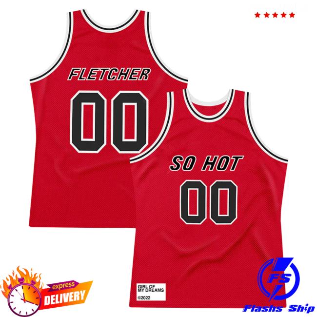 Official Fletcher Merch Store Fletcher's So Hot Basketball Jersey T Shirt Fletcher Clothing Shop