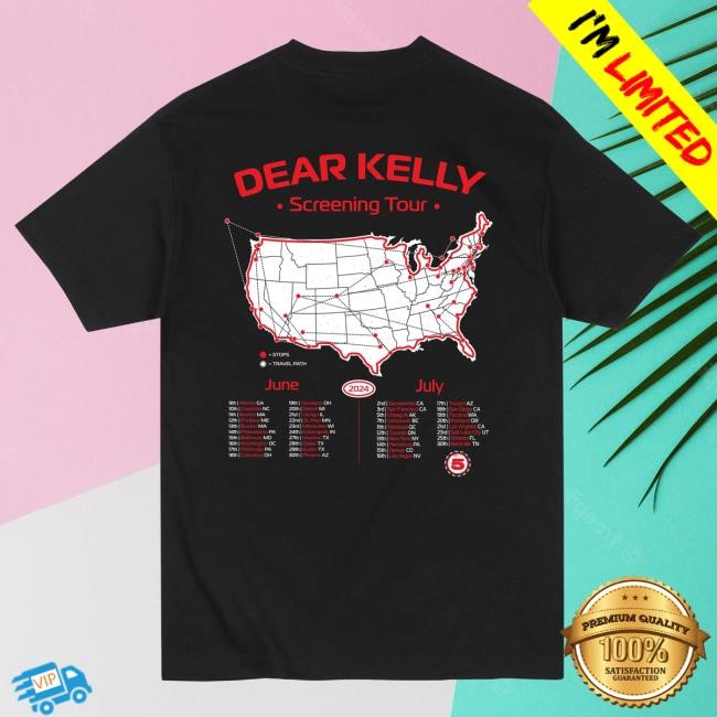 Official Channel 5 Merch Store Dear Kelly | Black Tee