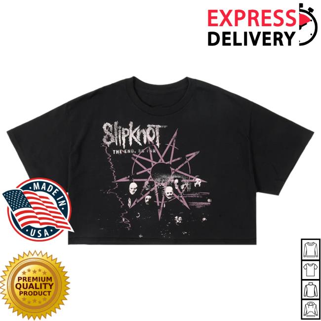Official Slipknot Merch Store The End, So Far Band Photo Crop Shirt 2024 Slipknotmerch Apparel Clothing Shop