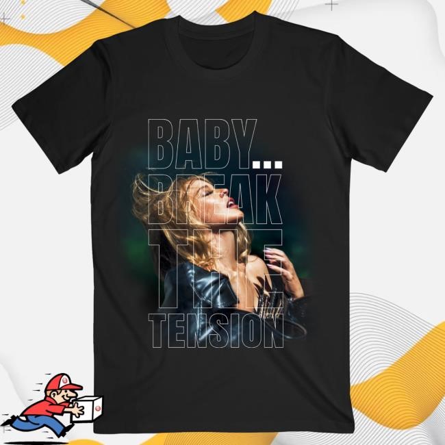 Official Kylie Minogue Merch Store Shop Kylie Minogue Baby Break The Tension Top Shirt Kylieminogue