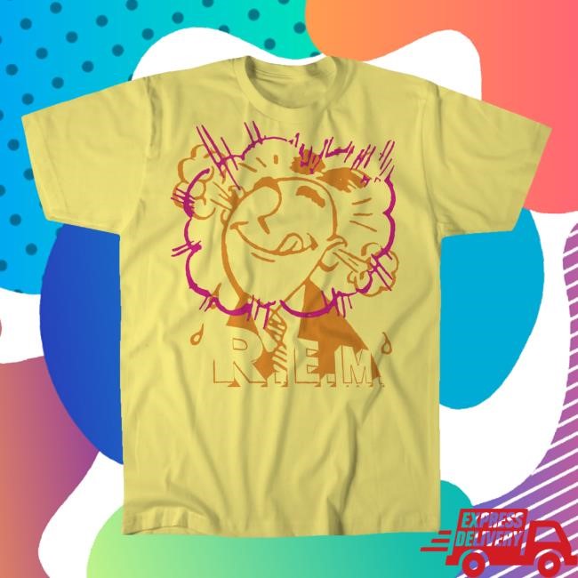 Official R.E.M. Merch Store Poe New T-Shirt (Yellow)