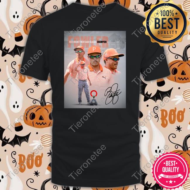 Official Fowler 2023 Rocket Mortgage Classic Champion Shirt