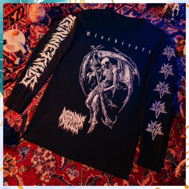 Official Ice Nine Kills Merch Store INK Reaper Long Sleeve Shirt 2025 Ink Merch IceNineKills