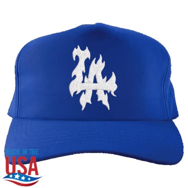 Official Warren Lotas Merch Shop Back 2 Back Hat - Blue