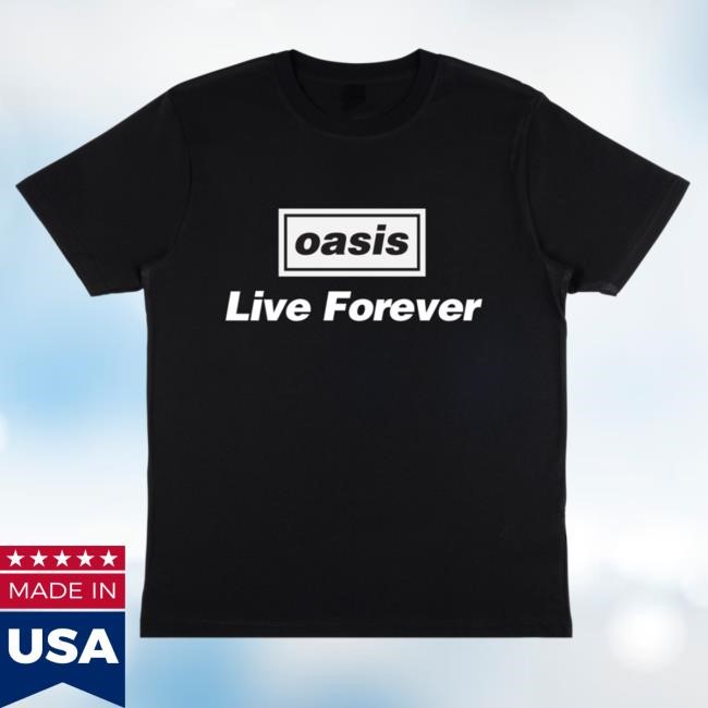 Oasis - Live Forever Short Sleeve Tee Oasis.