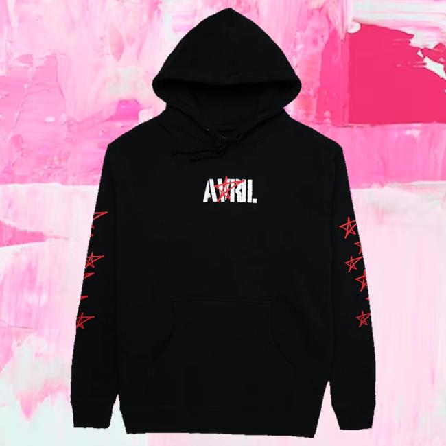 Official Avril Lavigne Merch Store Avril Lavigne Avril Stencil Sweaters Avril Lavigne Clothing Shop AvrilLavigne