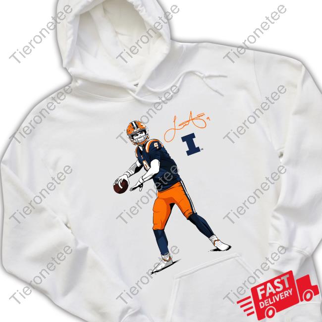 Official Luke Altmyer Caricature Shirts Illinois