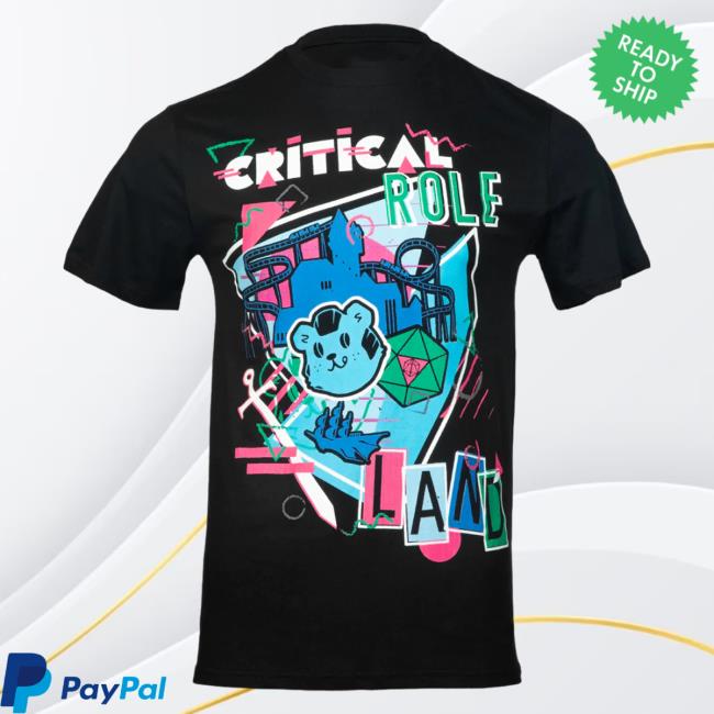 Official Critical Role Merch Store Critical Role Land New Shirt CriticalRole Shop