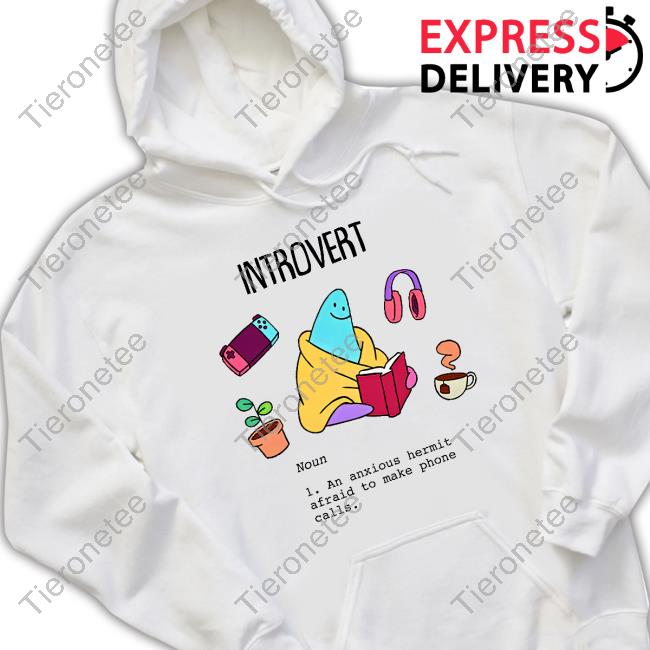 Official The Land Of Boggs Introvert An Anxious Hermit Afraid To Make Phone Call Shirt