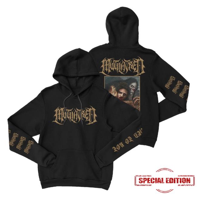 Official Night Shift Store Shop Mutilatred - Determined To Rot Crewneck Sweatshirt Nightshift Merch