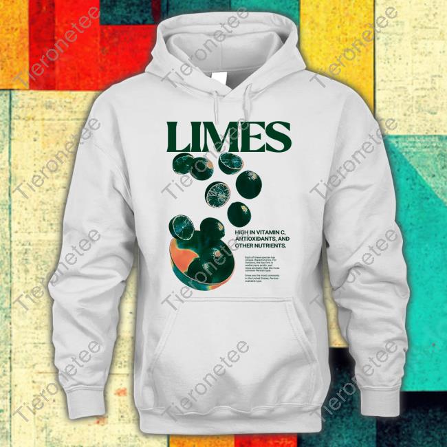 Official Limes High In Vitamin C Antioxidants And Other Nutrients T Shirt