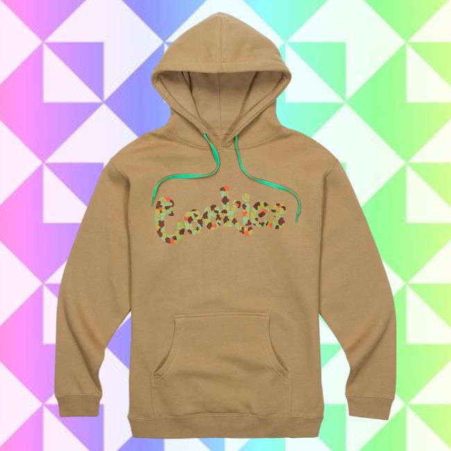 Official Cookies Merch Store Original Logo Duck Camo Hoody Tan