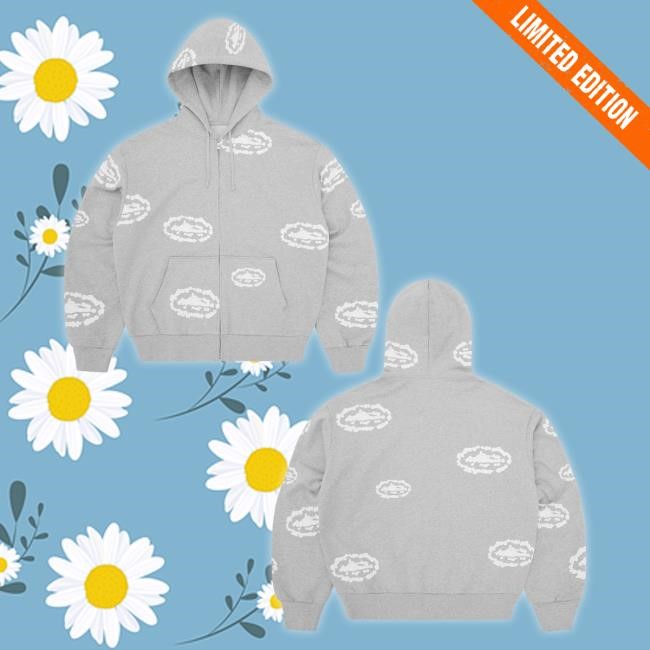 Crtz Island Wreath Zip Hoodie [Black] | Corteiz Rules The World