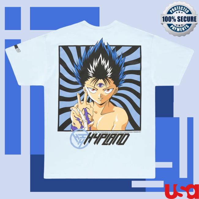 Official Hypland Clothing Merch Store Hypland Yyh Hiei Hypnosis Shirt 2023 (Powder Blue)