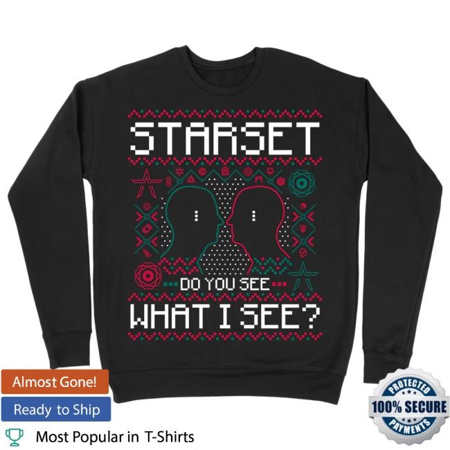 Do You See What I See Holiday Pullover Crewneck Sweatshirt Starset