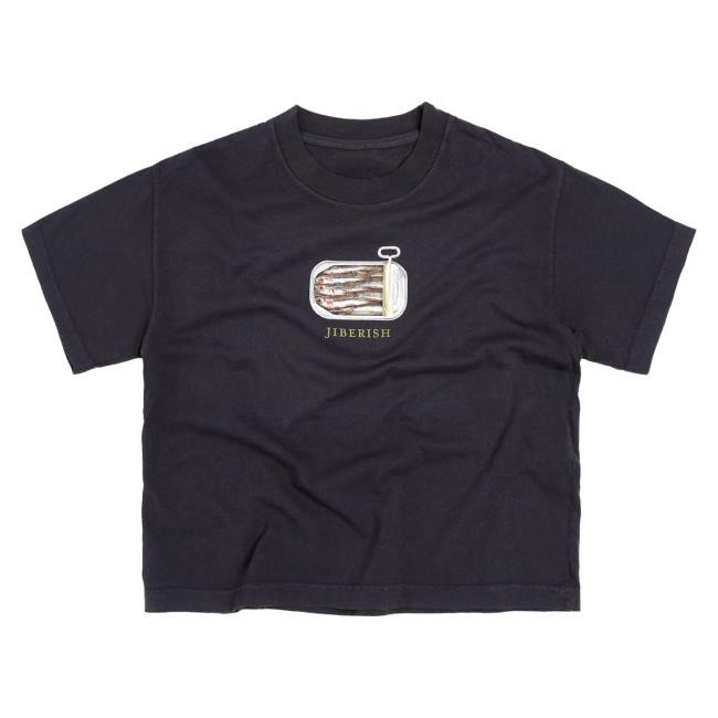 Official Jiberish Apparel Clothing Tinned Fish Womens Tshirt