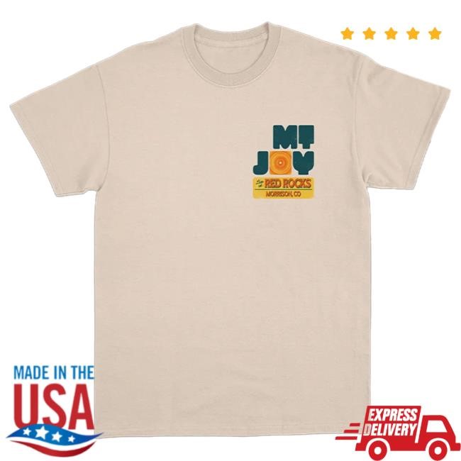 Official Mt Joy Merch Red Rocks 2025 Tshirt