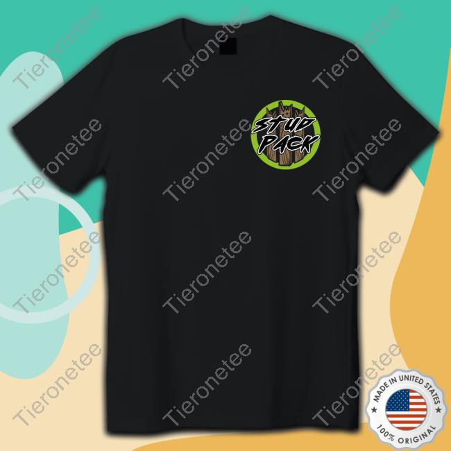 Stud Pack Merch Stud Pack Classic Logo Black Long Sleeve Shirt