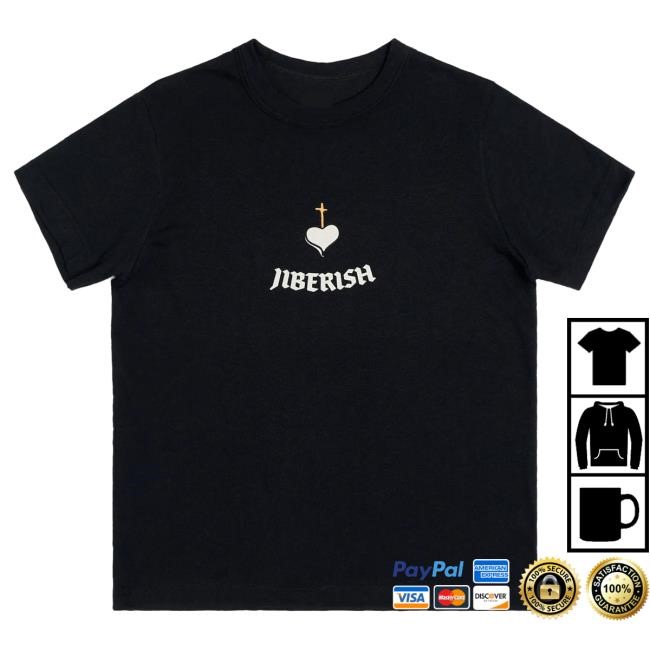 Official Jiberish Clothing Jiberish Sacred Heart Women's Petite Shirt Black