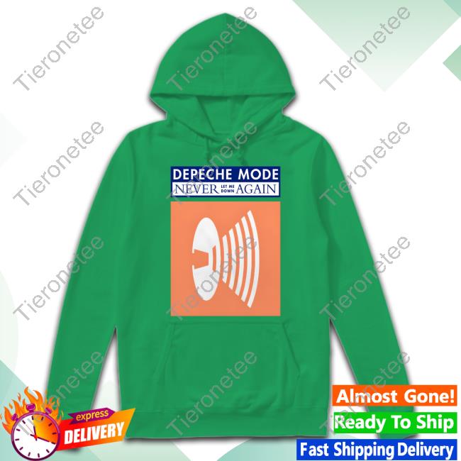 Official Depeche Mode Merch DM Never Let Me Down Again Shirt
