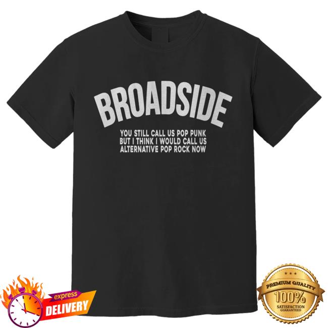 Alt Pop Rock Band Broadside Tee