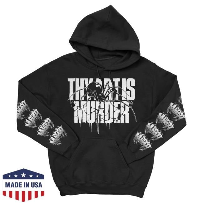 Official Thy Art Is Murder Merch Store Thy Art Is Murder Spider Crewneck Sweatshirt