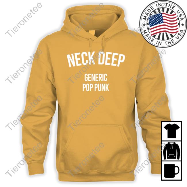 Neck Deep Generic Pop Punk Black T Shirt