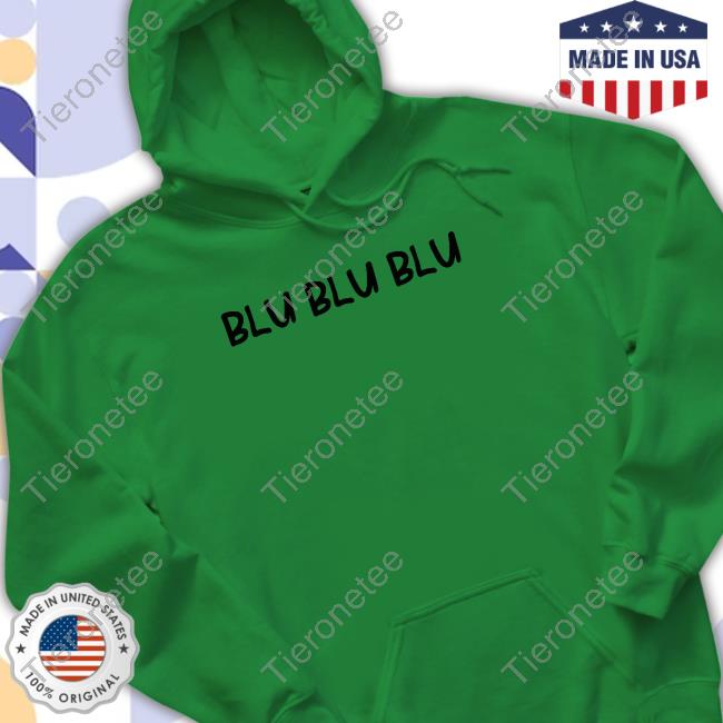 100T Nicewigg Blu Blu Blu Long Sleeve Tee Blu Blu Blu T-Shirt