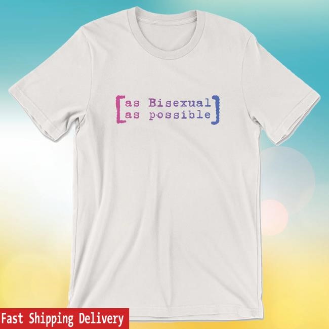 Official Drawfee Merch Store Dftba [as Bisexual as possible] Shirts (Vintage White)
