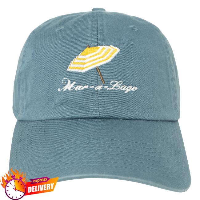 Official Donald Trump Merch Store Donald Trump Mar-A-Lago Umbrella Hat Royal Donald Trump Apparel Clothing Shop DonaldTrump